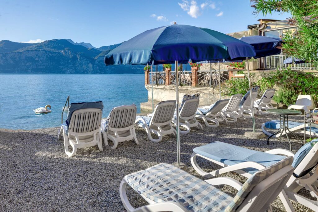 spiaggia appartamenti priori malcesine